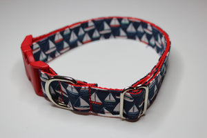 Buckle Collar in "Sails"