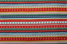 Buckle Collar in "Christmas Stripes"