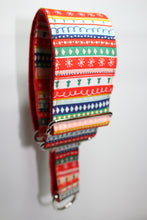 Sighthound Collar in "Christmas Stripes"