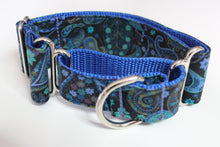 Sighthound Collar in "Blue Paisley"